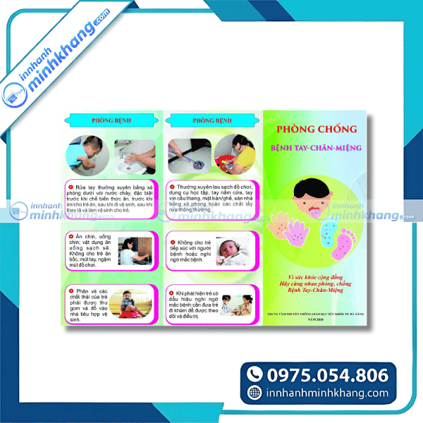Mẫu tờ rơi truyền thông giáo dục sức khỏe cho học sinh trường học