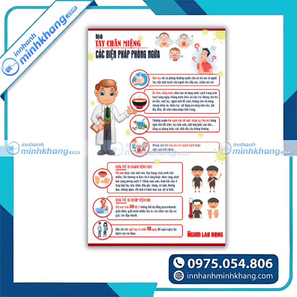 Mẫu tờ rơi truyền thông giáo dục sức khỏe thiết kế đẹp