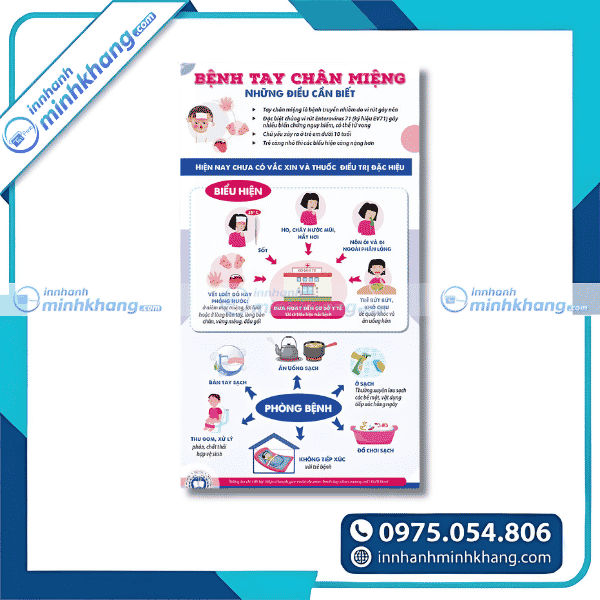 Mẫu tờ rơi hướng dẫn chăm sóc sức khỏe cá nhân bệnh tay chân miệng