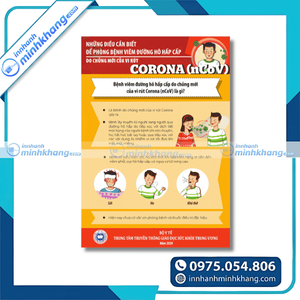 Mẫu tờ rơi tuyên truyền phòng chống covid an toàn