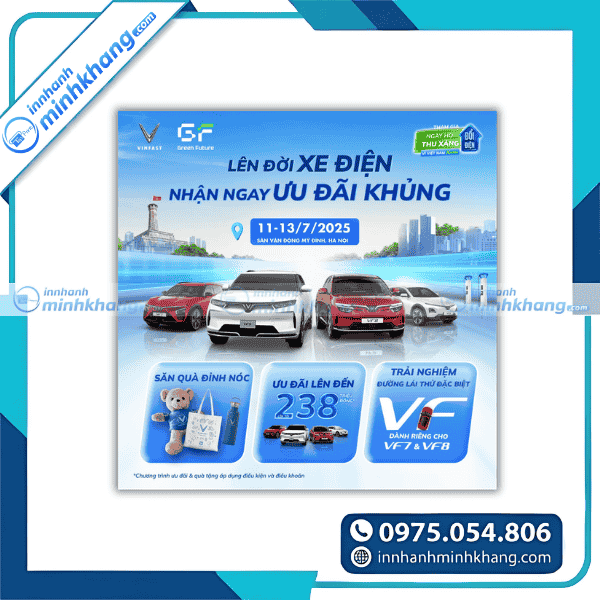 Mẫu tờ rơi xe điện thiết kế hiện đại thu hút khách hàng