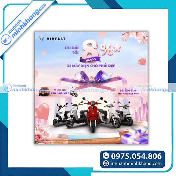 Mẫu tờ rơi xe điện quảng bá thương hiệu hiệu quả