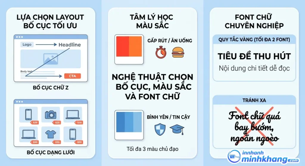 Các yếu tố quan trọng khi thiết kế tờ rơi