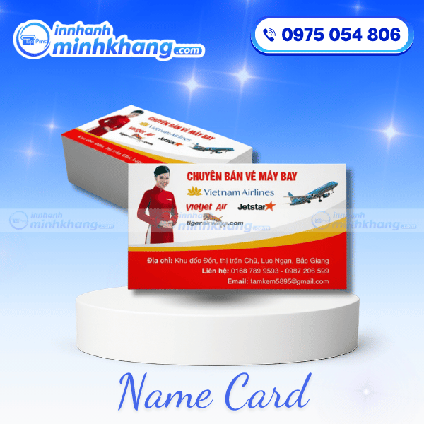 Card Visit Đại Lý Vé Máy Bay