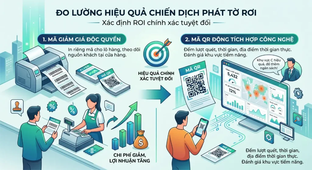 Cách đo lường chính xác nhất cho chiến dịch phát tờ rơi