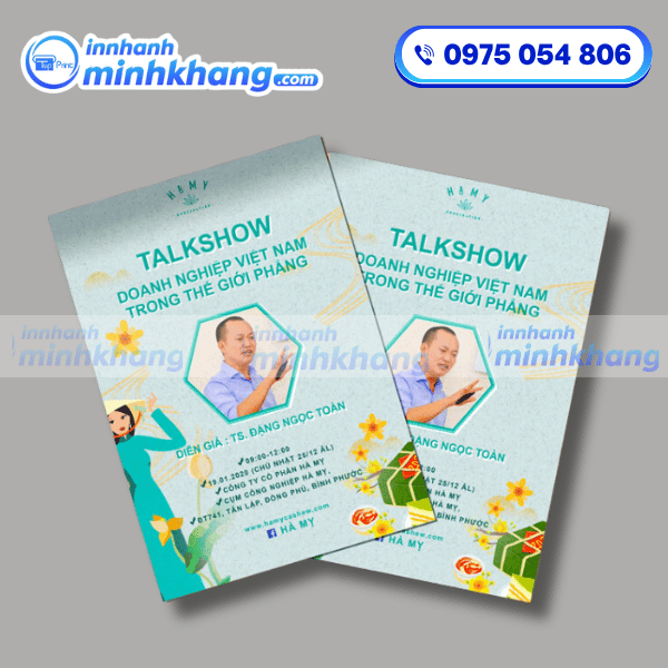 Mẫu tờ rơi in giấy Mỹ Thuật