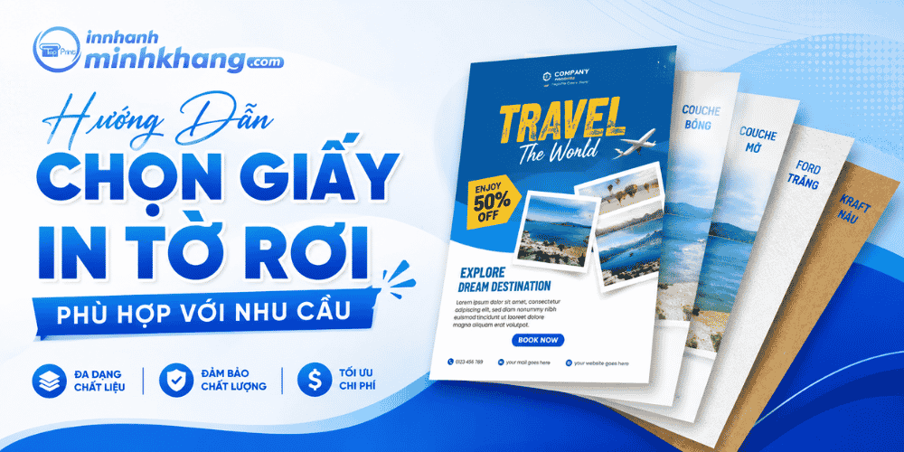 7 Loại Chất Liệu Giấy In Tờ Rơi Phổ Biến Nhất