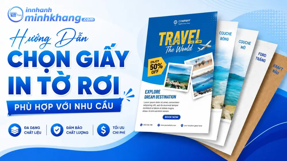7 Loại Chất Liệu Giấy In Tờ Rơi Phổ Biến Nhất
