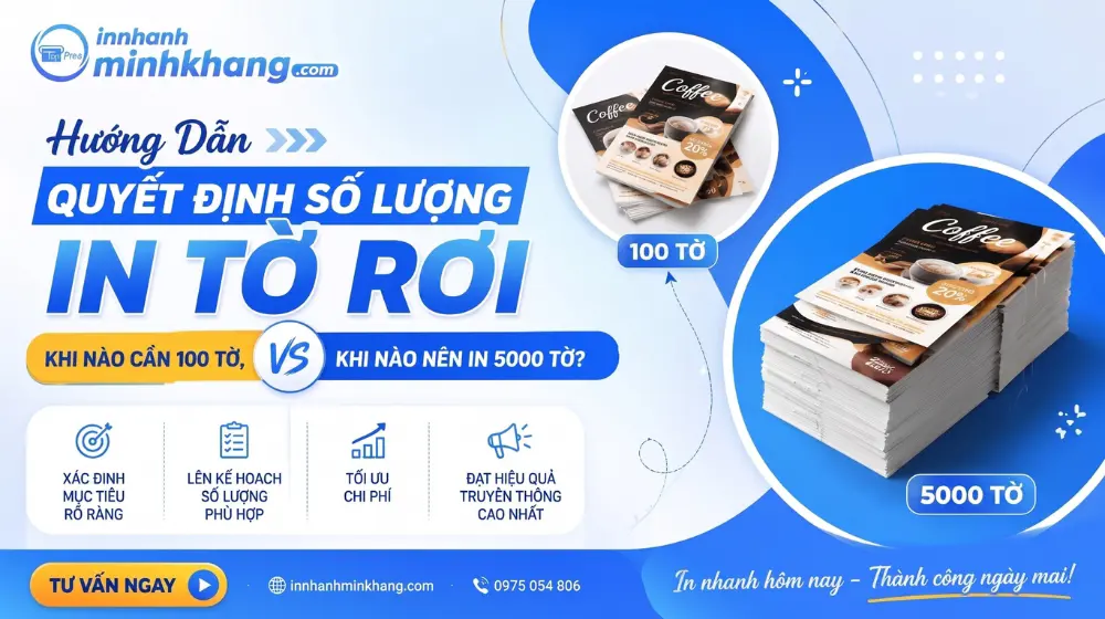 Hướng Dẫn Quyết Định Số Lượng In Tờ Rơi Theo Nhu Cầu