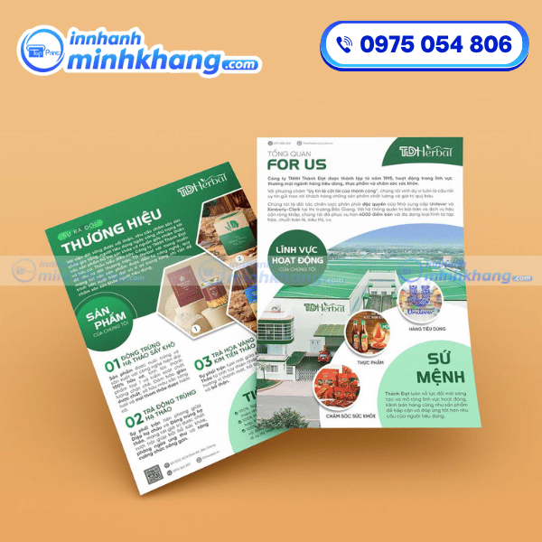 Mẫu kích thước tờ rơi A5