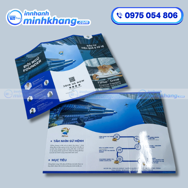 Mẫu kích thước tờ rơi gấp 3