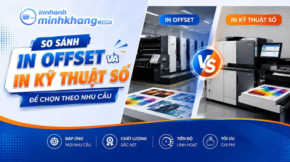 So Sánh In Offset Và In Kỹ Thuật Số Để Chọn Theo Nhu Cầu