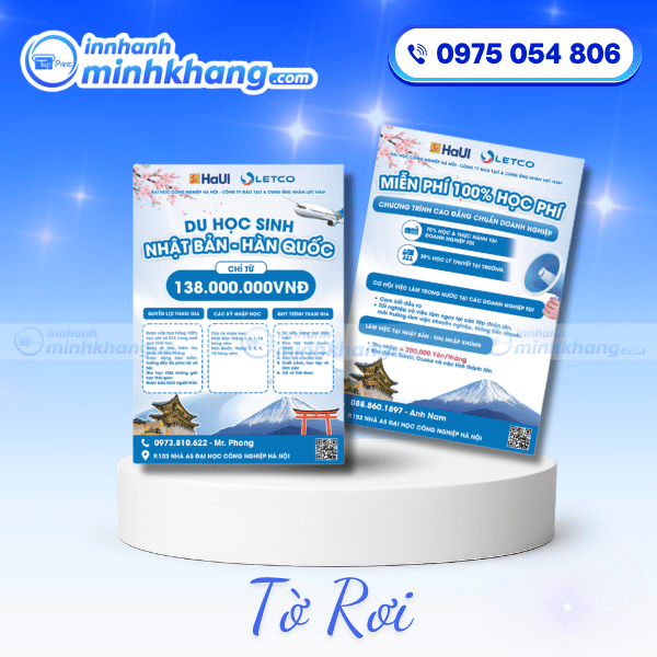Tờ Rơi Du Học