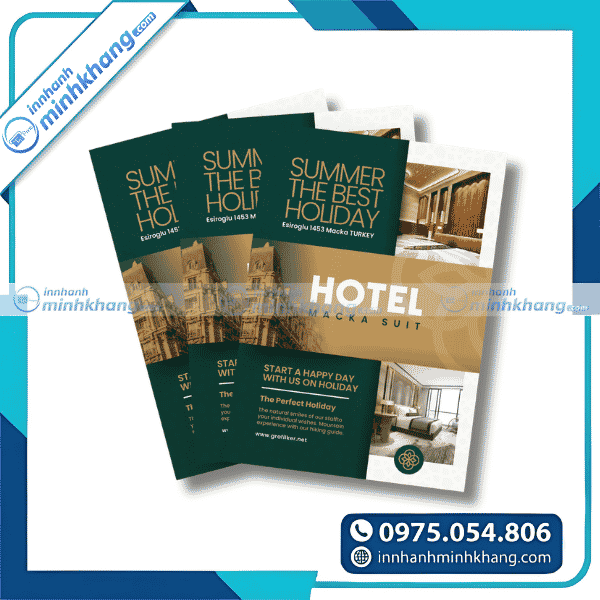 Mẫu tờ rơi khách sạn đẹp chuyên nghiệp