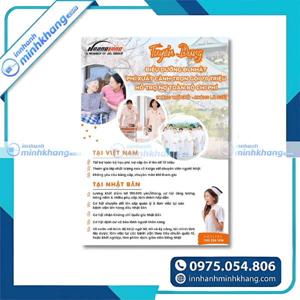 Mẫu tờ rơi xuất khẩu lao động nội dung rõ ràng dễ hiểu