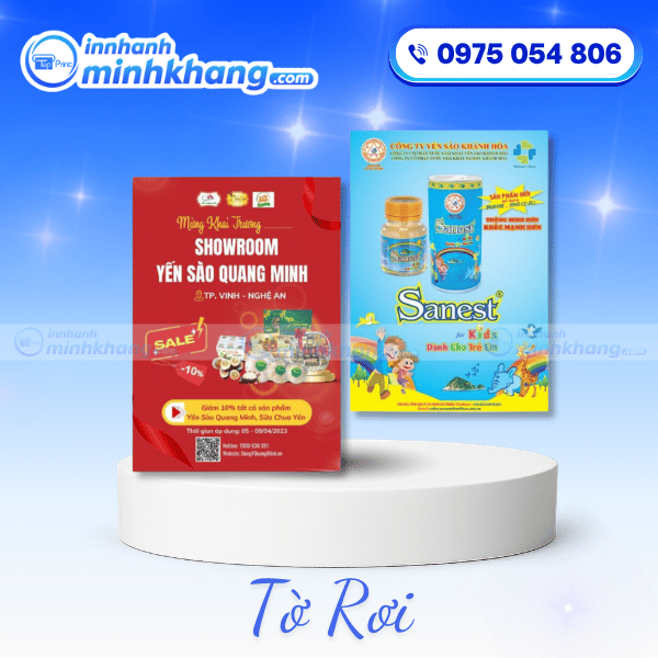 Tờ Rơi Yến Sào