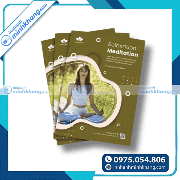 Mẫu tờ rơi yoga detox thanh lọc cơ thể