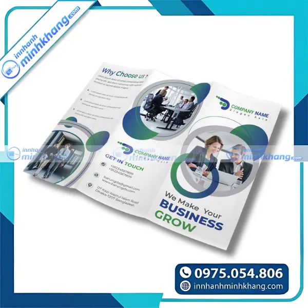 Mẫu thiết kế brochure công ty đẹp mắt giúp thu hút đối tác và khách hàng