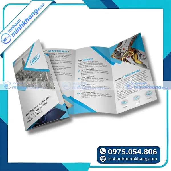 Mẫu brochure công ty đa ngành nghề với phong cách hiện đại và chuyên nghiệp