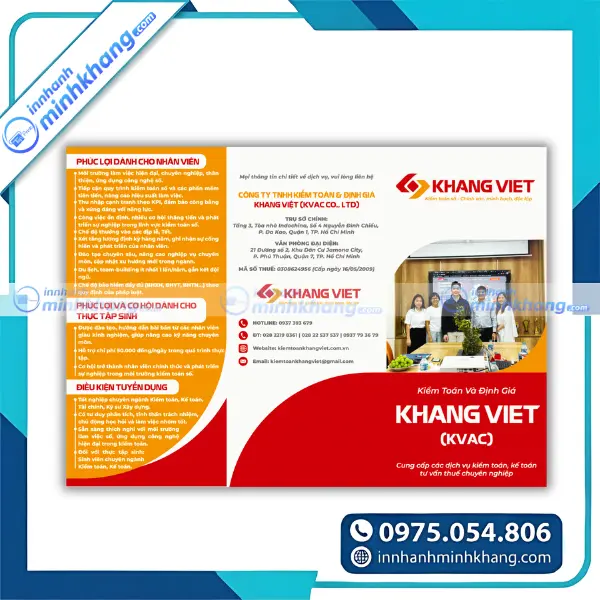 Mẫu brochure công ty sáng tạo giúp tăng độ nhận diện thương hiệu