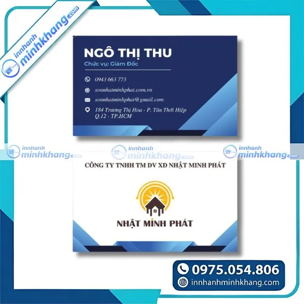 Mẫu card visit cá nhân hiện đại được ưa chuộng hiện nay