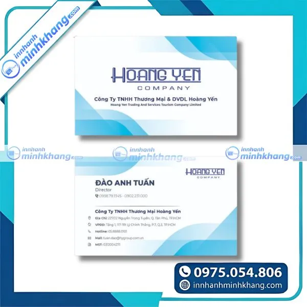 Mẫu card visit cá nhân chất lượng cao theo yêu cầu