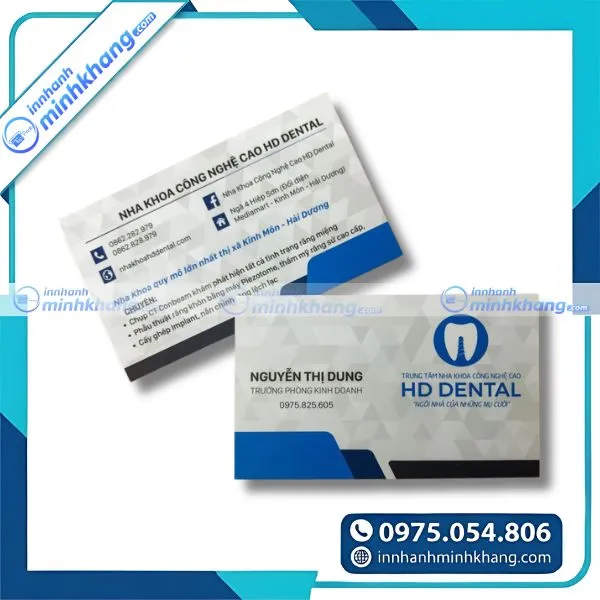 Mẫu name card cá nhân đẹp với bố cục tối giản tinh tế