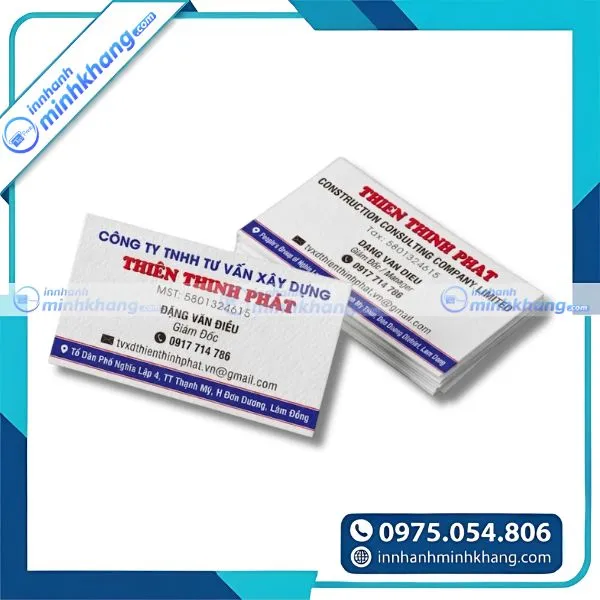 Mẫu thiết kế card visit ngành xây dựng ấn tượng