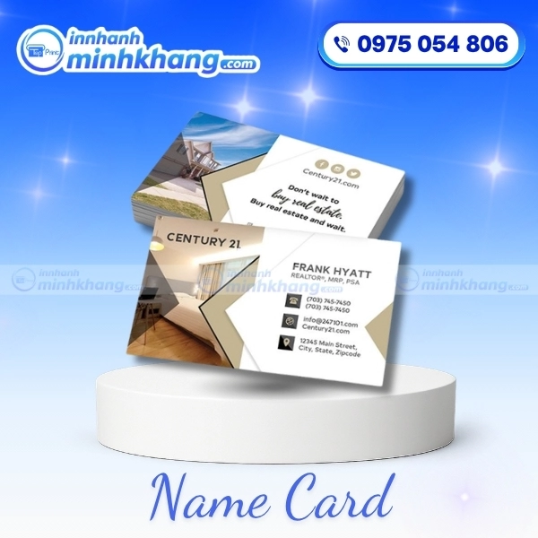 Card Visit Khách Sạn