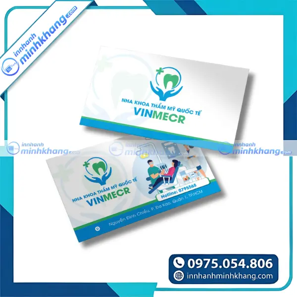 Mẫu name card bác sĩ nha khoa đẹp giúp tăng độ nhận diện thương hiệu