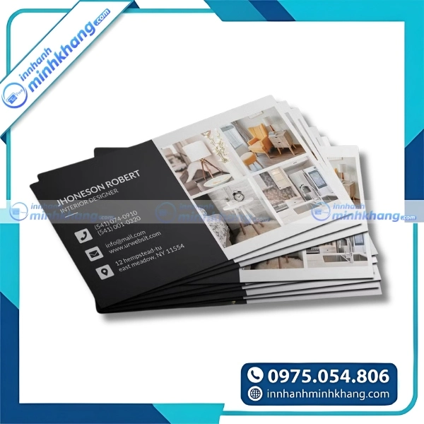 Mẫu name card showroom sofa đẹp và thu hút khách hàng