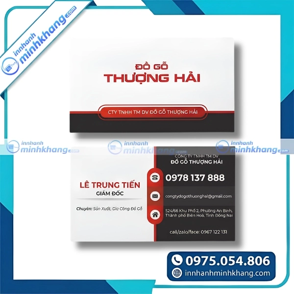 Mẫu card visit nội thất đẹp phù hợp công ty thiết kế và thi công