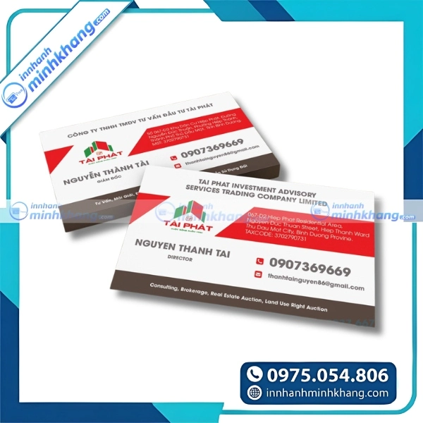Mẫu card visit doanh nghiệp nội thất cao cấp với nhận diện thương hiệu mạnh