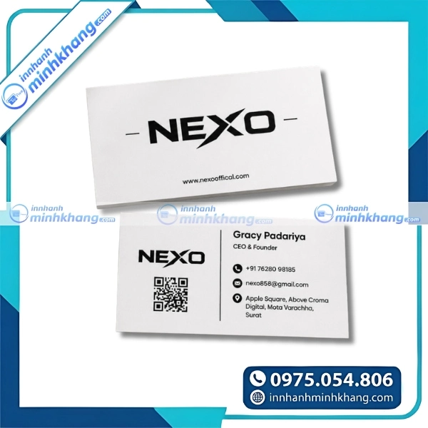 Mẫu card visit tiếng Anh dành cho nhân viên kinh doanh