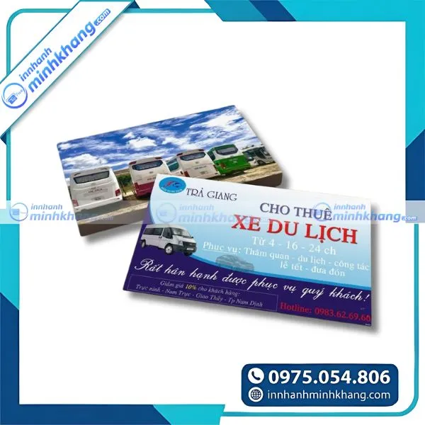 Mẫu card visit xe hợp đồng đẹp và sang trọng
