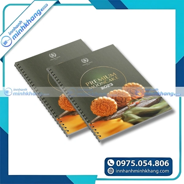 Mẫu catalogue bánh trung thu tối giản nhưng nổi bật