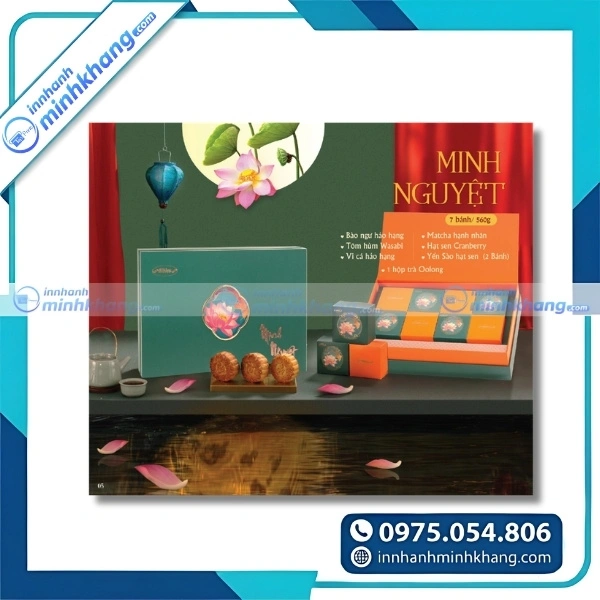Mẫu catalogue bánh trung thu cao cấp giới thiệu các dòng bánh mới