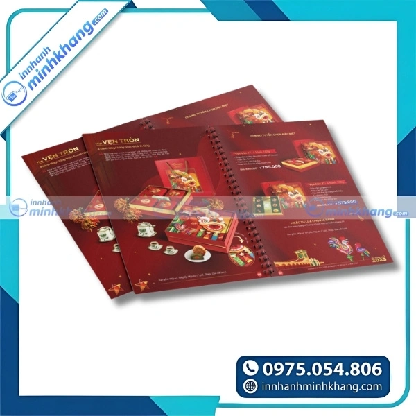 Mẫu thiết kế catalogue giới thiệu sản phẩm bánh trung thu