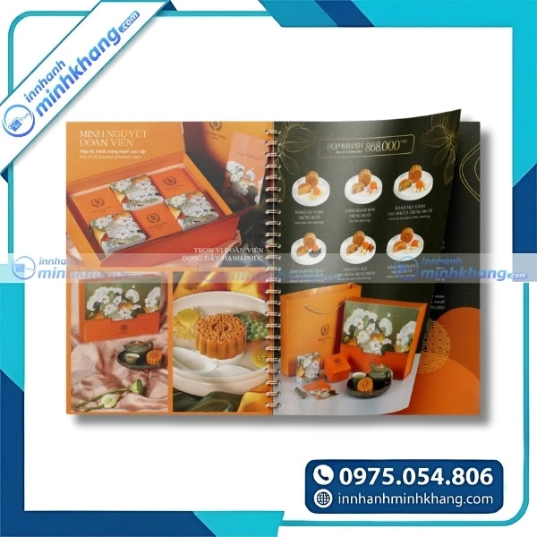Mẫu catalogue bánh trung thu premium với hình ảnh sắc nét