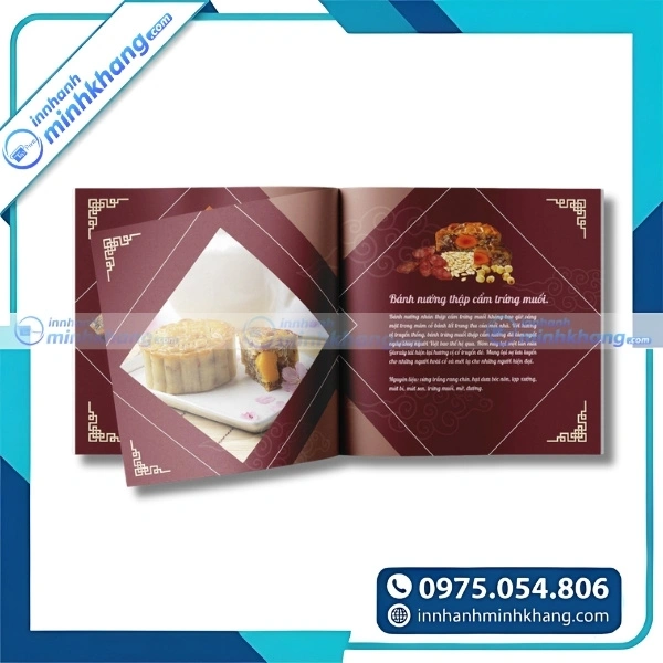 Mẫu catalogue bánh trung thu nhiều trang trình bày khoa học