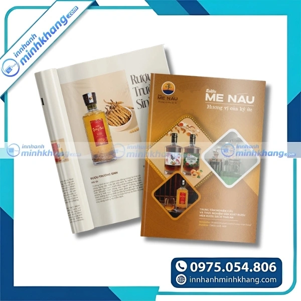 Mẫu thiết kế catalogue rượu ngoại dành cho doanh nghiệp