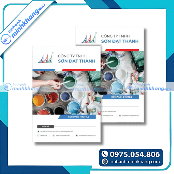 Mẫu catalogue sơn trang trí cho công trình dân dụng