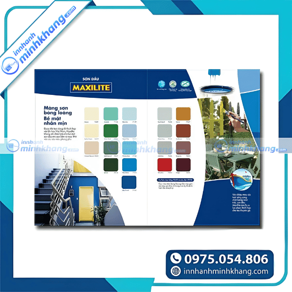 Mẫu catalogue bảng màu sơn nhà đẹp