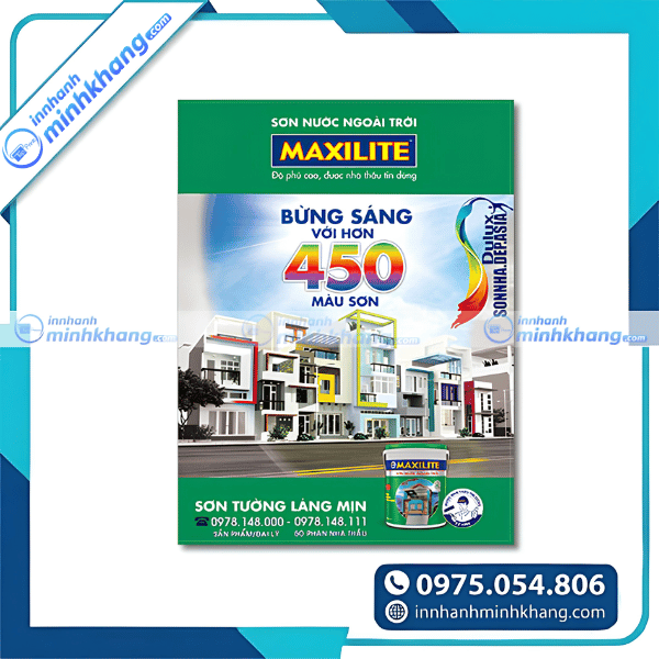 Mẫu catalogue sơn dành cho nhà thầu xây dựng
