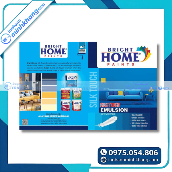 Mẫu catalogue sơn ngoại thất chất lượng cao