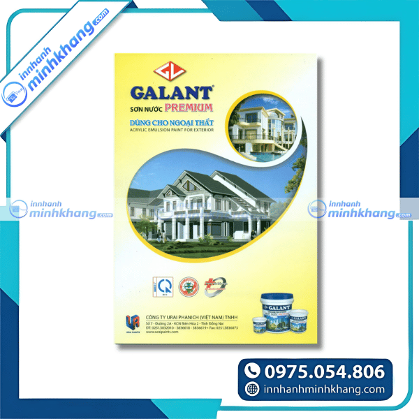Mẫu thiết kế catalogue sơn ấn tượng và sáng tạo