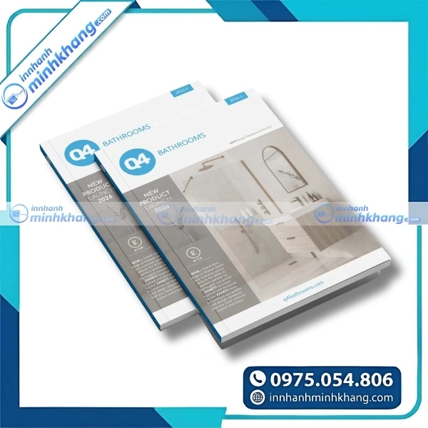 Mẫu catalogue vòi sen và phụ kiện phòng tắm hiện đại