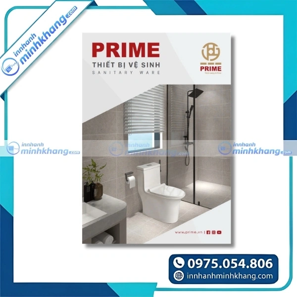 Mẫu thiết kế catalogue thiết bị vệ sinh sang trọng cho doanh nghiệp