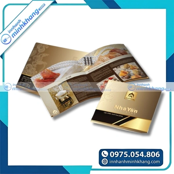 Mẫu catalogue yến sào cao cấp với thiết kế sang trọng và hiện đại.