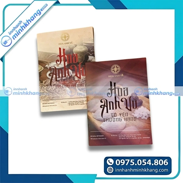 Mẫu catalogue yến sào đẹp dành cho cửa hàng và đại lý